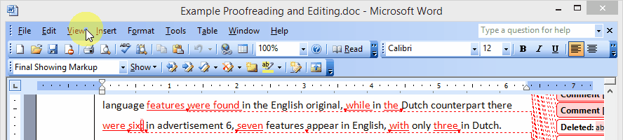 Click for full size Accept changes Word 2003